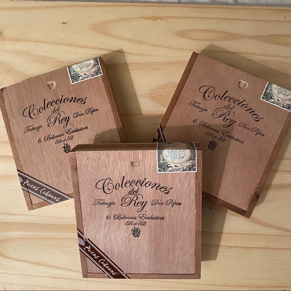 3/$30 Empty Cigar boxes